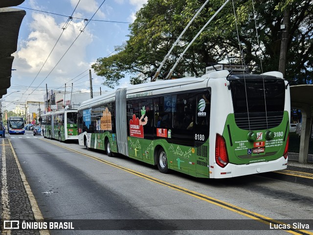 Next Mobilidade - ABC Sistema de Transporte 8180 na cidade de Diadema, São Paulo, Brasil, por Lucas Silva. Número da foto: #12060981.