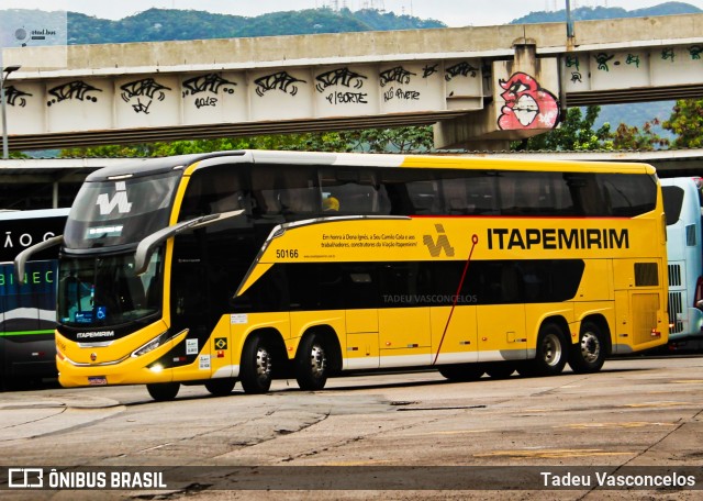 Viação Nova Itapemirim 50166 na cidade de Rio de Janeiro, Rio de Janeiro, Brasil, por Tadeu Vasconcelos. Número da foto: #12061487.
