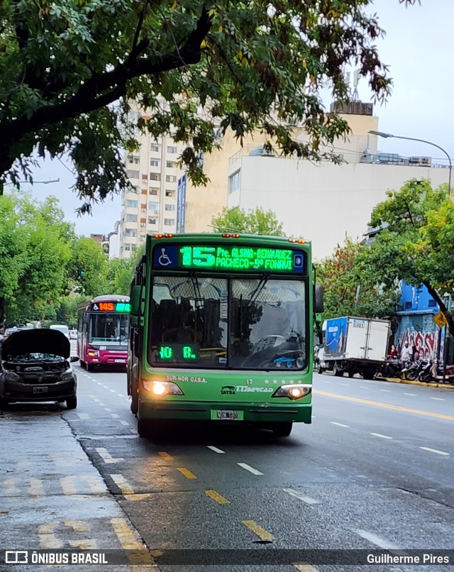 Transportes Sur-Nor CISA 17 na cidade de Buenos Aires, Argentina, por Guilherme Pires. Número da foto: #12061956.