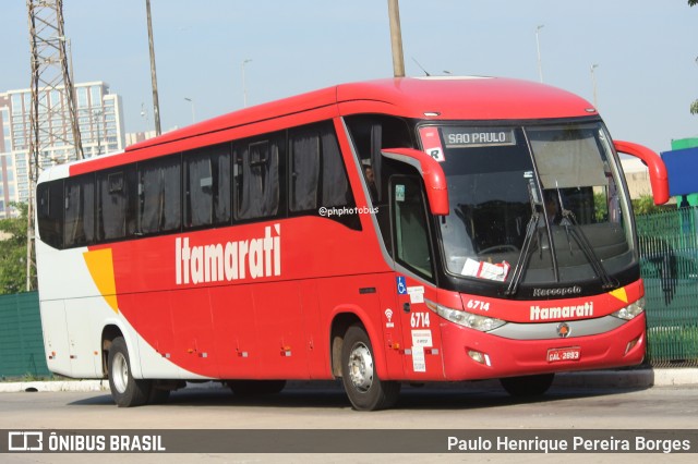 Expresso Itamarati 6714 na cidade de São Paulo, São Paulo, Brasil, por Paulo Henrique Pereira Borges. Número da foto: #12063083.