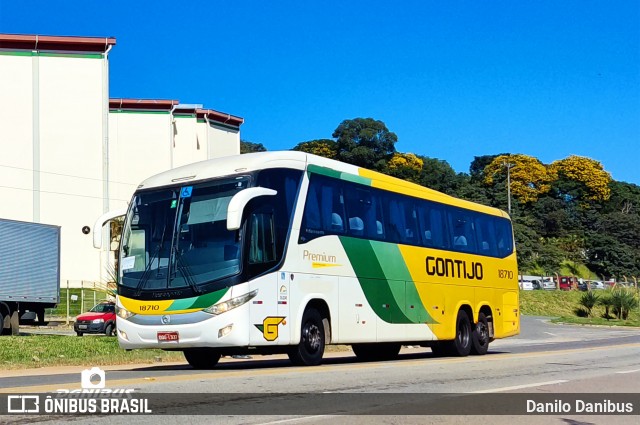 Empresa Gontijo de Transportes 18710 na cidade de Machado, Minas Gerais, Brasil, por Danilo Danibus. Número da foto: #12062085.