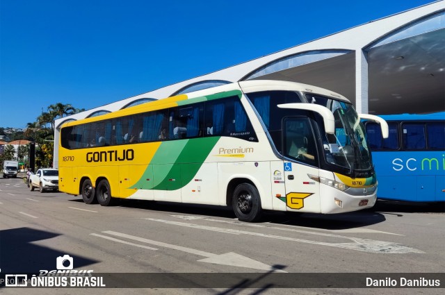 Empresa Gontijo de Transportes 18710 na cidade de Machado, Minas Gerais, Brasil, por Danilo Danibus. Número da foto: #12062091.