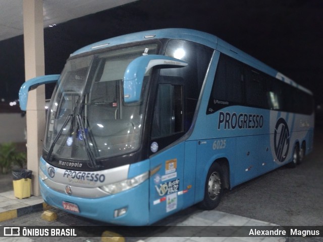 Auto Viação Progresso 6025 na cidade de Salgueiro, Pernambuco, Brasil, por Alexandre  Magnus. Número da foto: #12060923.