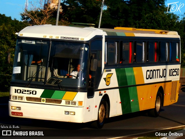 Empresa Gontijo de Transportes 10250 na cidade de Belo Horizonte, Minas Gerais, Brasil, por César Ônibus. Número da foto: #11995051.