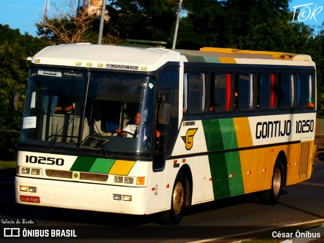 Empresa Gontijo de Transportes 10250 na cidade de Belo Horizonte, Minas Gerais, Brasil, por César Ônibus. ID da foto: 11995051.