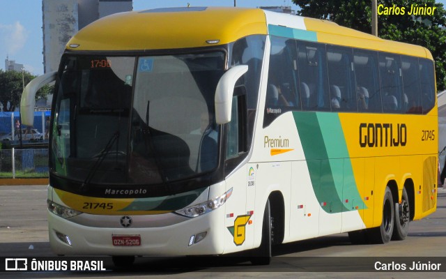 Empresa Gontijo de Transportes 21745 na cidade de Goiânia, Goiás, Brasil, por Carlos Júnior. ID da foto: 11995690.