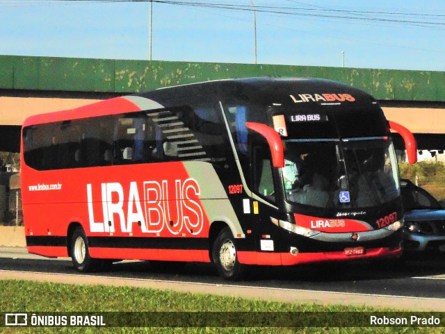Lirabus 12097 na cidade de São José dos Campos, São Paulo, Brasil, por Robson Prado. Número da foto: #11997039.
