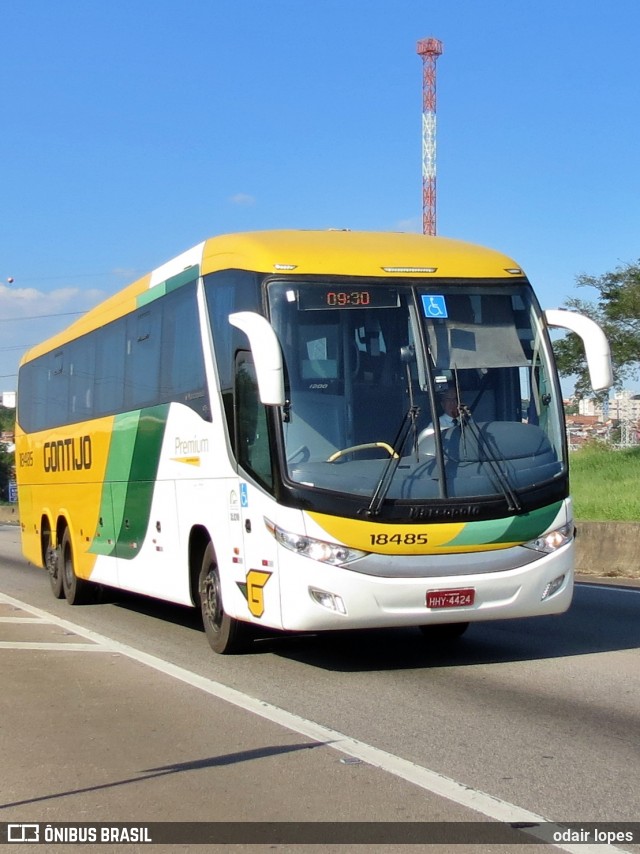 Empresa Gontijo de Transportes 18485 na cidade de Caçapava, São Paulo, Brasil, por odair lopes. Número da foto: #11997838.