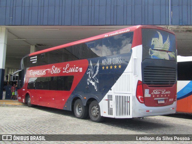Expresso São Luiz 8010 na cidade de Caruaru, Pernambuco, Brasil, por Lenilson da Silva Pessoa. Número da foto: #11997111.