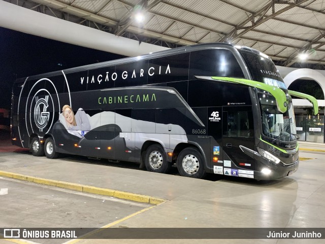 Viação Garcia 86068 na cidade de Marília, São Paulo, Brasil, por Júnior Juninho. Número da foto: #11997752.