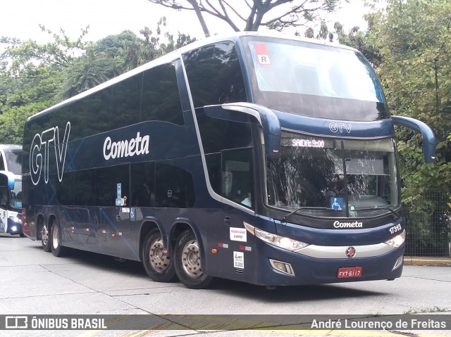 Viação Cometa 17313 na cidade de São Paulo, São Paulo, Brasil, por André Lourenço de Freitas. ID da foto: 11996943.