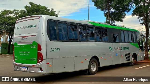 Rápido Sumaré 34010 na cidade de Paulínia, São Paulo, Brasil, por Allan Henrique. ID da foto: 11996421.