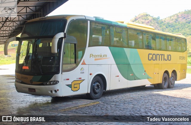 Empresa Gontijo de Transportes 17370 na cidade de Leopoldina, Minas Gerais, Brasil, por Tadeu Vasconcelos. ID da foto: 11996353.