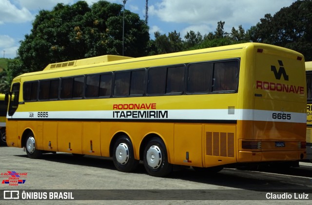 Viação Itapemirim 6665 na cidade de Juiz de Fora, Minas Gerais, Brasil, por Claudio Luiz. ID da foto: 11999995.