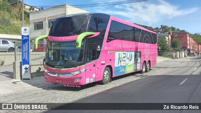 Viação Garcia 8505 na cidade de Petrópolis, Rio de Janeiro, Brasil, por Zé Ricardo Reis. ID da foto: 11998711.