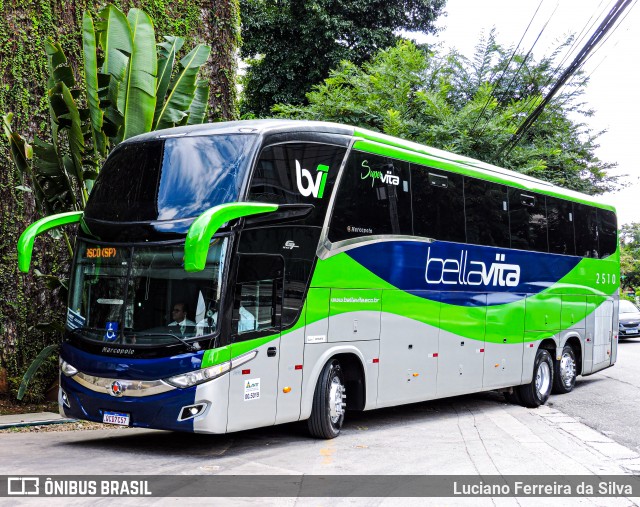 Bella Vita Transportes 2510 na cidade de São Paulo, São Paulo, Brasil, por Luciano Ferreira da Silva. ID da foto: 11999069.