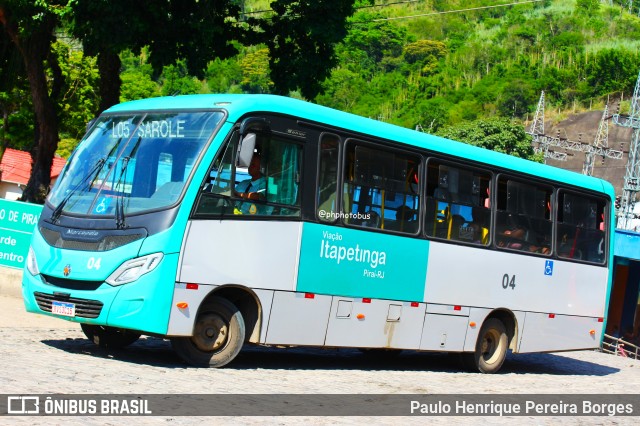 Viação Itapetinga - Piraí 04 na cidade de Piraí, Rio de Janeiro, Brasil, por Paulo Henrique Pereira Borges. Número da foto: #11999684.