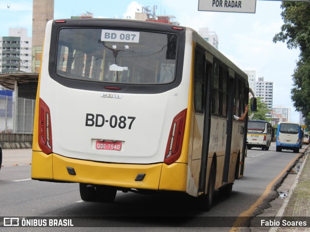 Belém Rio Transportes BD-087 na cidade de Belém, Pará, Brasil, por Fabio Soares. Número da foto: #11999314.