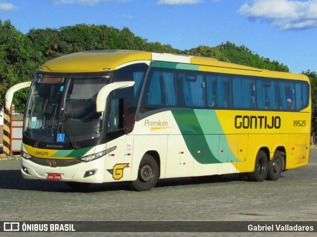 Empresa Gontijo de Transportes 19525 na cidade de Vitória da Conquista, Bahia, Brasil, por Gabriel Valladares. ID da foto: 11998818.