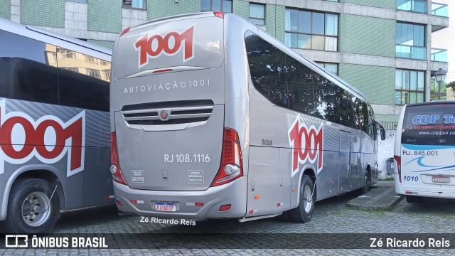 Auto Viação 1001 RJ 108.1116 na cidade de Petrópolis, Rio de Janeiro, Brasil, por Zé Ricardo Reis. ID da foto: 11998699.