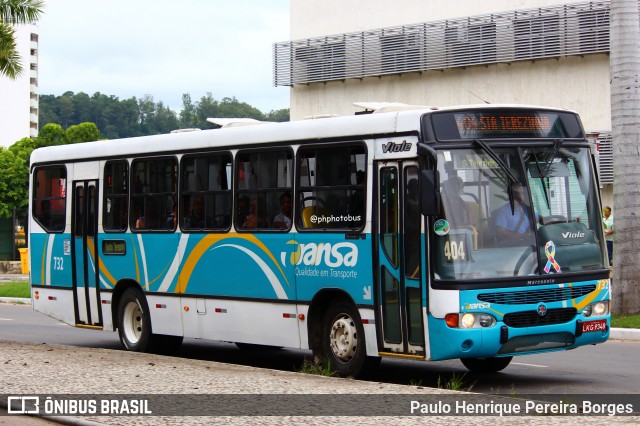 TRANSA - Transa Transporte Coletivo 732 na cidade de Três Rios, Rio de Janeiro, Brasil, por Paulo Henrique Pereira Borges. ID da foto: 11999664.