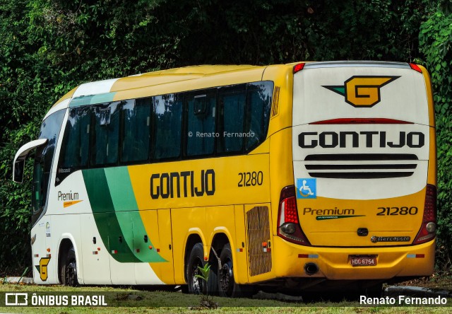 Empresa Gontijo de Transportes 21280 na cidade de Recife, Pernambuco, Brasil, por Renato Fernando. ID da foto: 11998457.