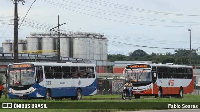 ViaBus Transportes CT-97705 na cidade de Benevides, Pará, Brasil, por Fabio Soares. Número da foto: #12001241.