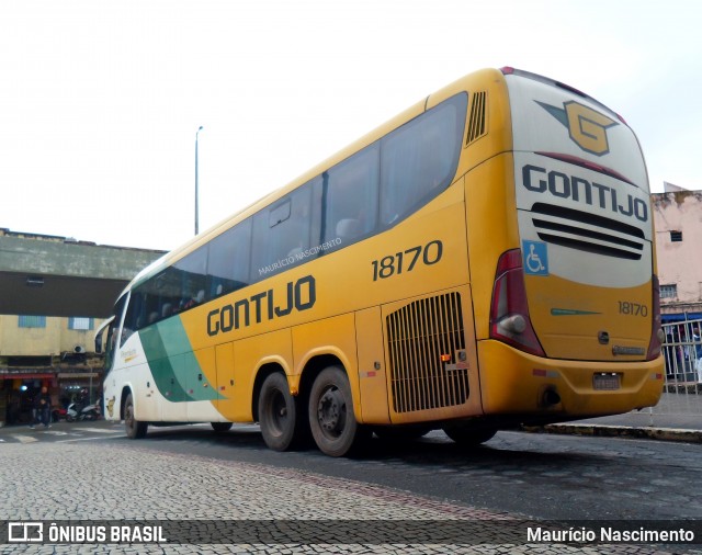 Empresa Gontijo de Transportes 18170 na cidade de Belo Horizonte, Minas Gerais, Brasil, por Maurício Nascimento. Número da foto: #12002296.