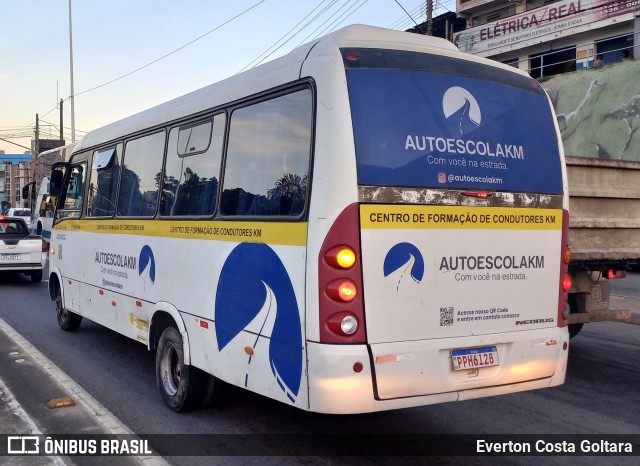 Auto Escola KM PPH6I28 na cidade de Cariacica, Espírito Santo, Brasil, por Everton Costa Goltara. ID da foto: 12000807.