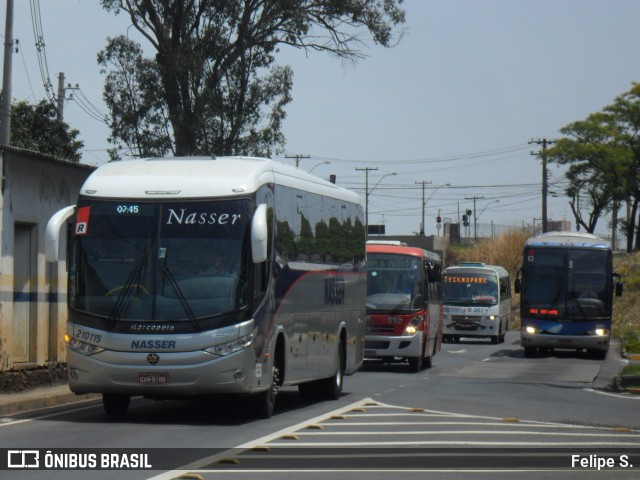 Viação Nasser 210115 na cidade de Campinas, São Paulo, Brasil, por Felipe S.. Número da foto: #12000157.