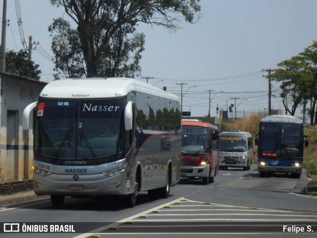 Viação Nasser 210115 na cidade de Campinas, São Paulo, Brasil, por Felipe S.. ID da foto: 12000157.