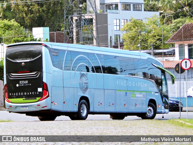 Viação Garcia 82068 na cidade de Joinville, Santa Catarina, Brasil, por Matheus Vieira Mortari. ID da foto: 12001104.