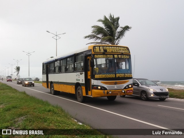 Ônibus Particulares Ex-Praia Grande (BA) na cidade de Maceió, Alagoas, Brasil, por Luiz Fernando. ID da foto: 12001510.