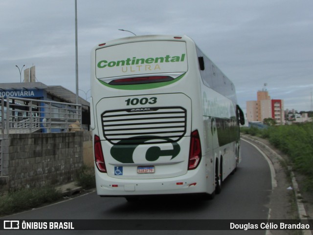 Viação Continental de Transportes 1003 na cidade de Campinas, São Paulo, Brasil, por Douglas Célio Brandao. Número da foto: #12002641.