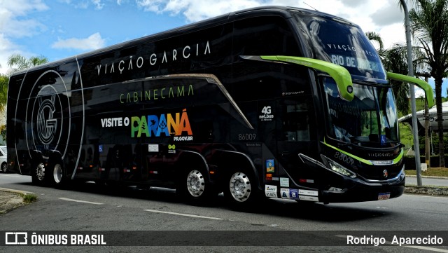 Viação Garcia 86009 na cidade de Aparecida, São Paulo, Brasil, por Rodrigo  Aparecido. Número da foto: #12000934.