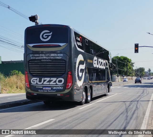 Guzzo Transporte e Turismo 4000 na cidade de Serra, Espírito Santo, Brasil, por Wellington  da Silva Felix. ID da foto: 12002031.