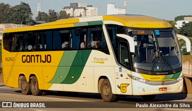 Empresa Gontijo de Transportes 19260 na cidade de Betim, Minas Gerais, Brasil, por Paulo Alexandre da Silva. Número da foto: #12001560.