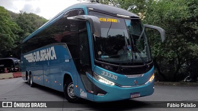 Viação Águia Branca 33330 na cidade de São Paulo, São Paulo, Brasil, por Fábio Paixão. Número da foto: #12000499.