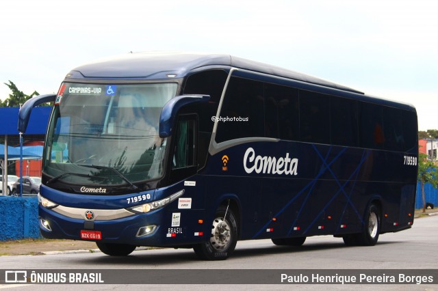 Viação Cometa 719590 na cidade de São Paulo, São Paulo, Brasil, por Paulo Henrique Pereira Borges. Número da foto: #12002324.