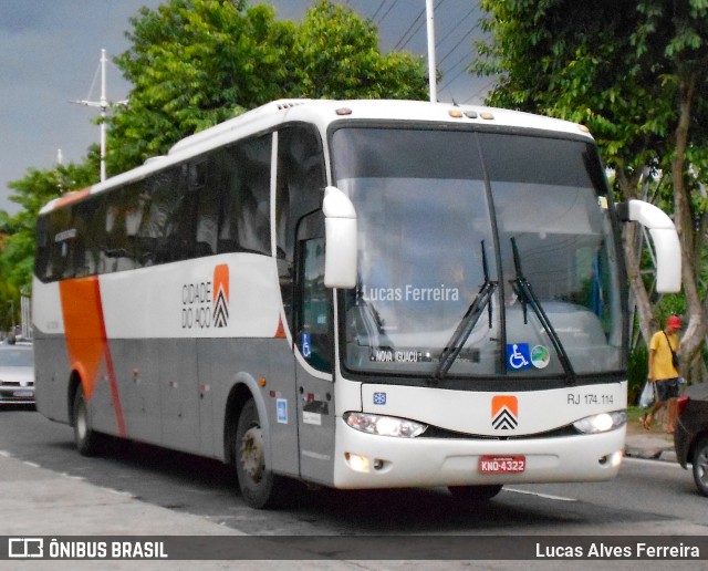 Viação Cidade do Aço RJ 174.114 na cidade de Nova Iguaçu, Rio de Janeiro, Brasil, por Lucas Alves Ferreira. Número da foto: #12000972.