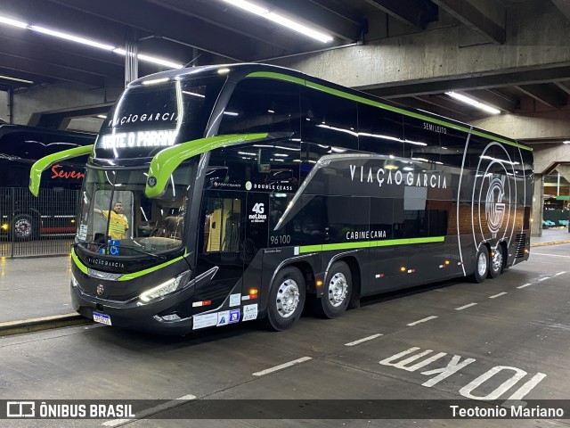 Viação Garcia 96100 na cidade de São Paulo, São Paulo, Brasil, por Teotonio Mariano. Número da foto: #12004387.