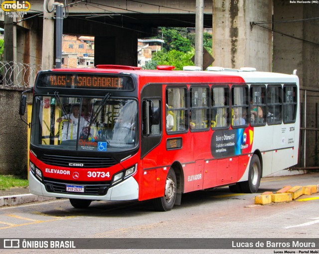 Expresso Luziense > Territorial Com. Part. e Empreendimentos 30734 na cidade de Belo Horizonte, Minas Gerais, Brasil, por Lucas de Barros Moura. ID da foto: 12002967.