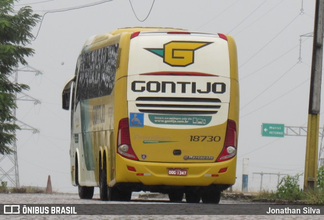 Empresa Gontijo de Transportes 18730 na cidade de Rio Largo, Alagoas, Brasil, por Jonathan Silva. ID da foto: 12003076.