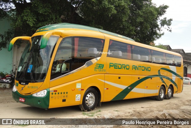 Empresa de Ônibus e Turismo Pedro Antônio RJ 126.010 na cidade de Rio de Janeiro, Rio de Janeiro, Brasil, por Paulo Henrique Pereira Borges. Número da foto: #12004341.