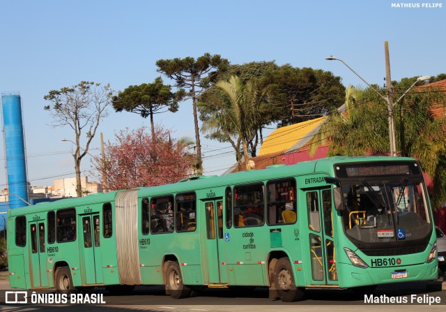 Auto Viação Redentor HB610 na cidade de Curitiba, Paraná, Brasil, por Matheus Felipe. ID da foto: 12003840.