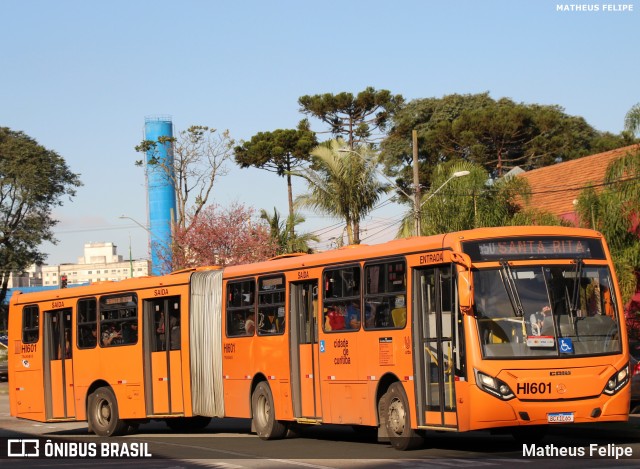 Auto Viação Redentor HI601 na cidade de Curitiba, Paraná, Brasil, por Matheus Felipe. ID da foto: 12003853.