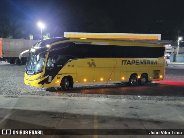 Viação Nova Itapemirim 60156 na cidade de Sapucaia, Rio de Janeiro, Brasil, por João Vitor Lima. Número da foto: #12005208.