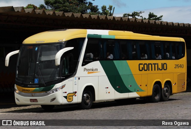 Empresa Gontijo de Transportes 21540 na cidade de Vitória da Conquista, Bahia, Brasil, por Rava Ogawa. ID da foto: 12005695.