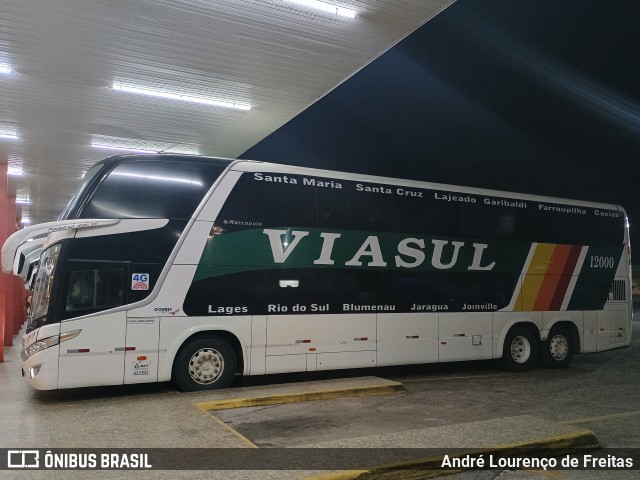 Viasul - Auto Viação Venâncio Aires 12000 na cidade de Sombrio, Santa Catarina, Brasil, por André Lourenço de Freitas. Número da foto: #12005720.