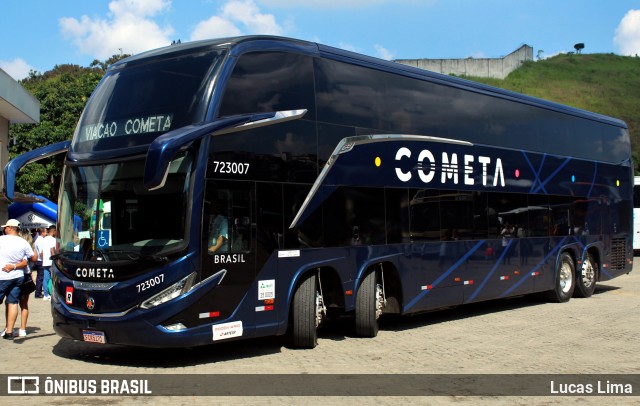 Viação Cometa 723007 na cidade de Juiz de Fora, Minas Gerais, Brasil, por Lucas Lima. ID da foto: 12006657.